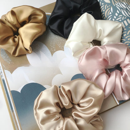 Arluna Satin-Scrunchies